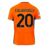 Camisa de Futebol Inter Milan Hakan Calhanoglu #20 Equipamento Alternativo 2023-24 Manga Curta